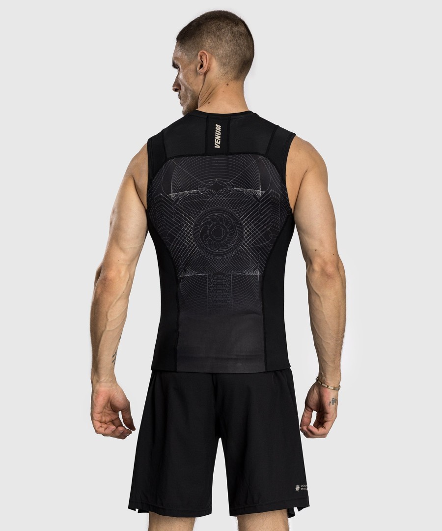 rashguard venum g-fit air men bez rękawów – głęboka czerńpiasek pustyni