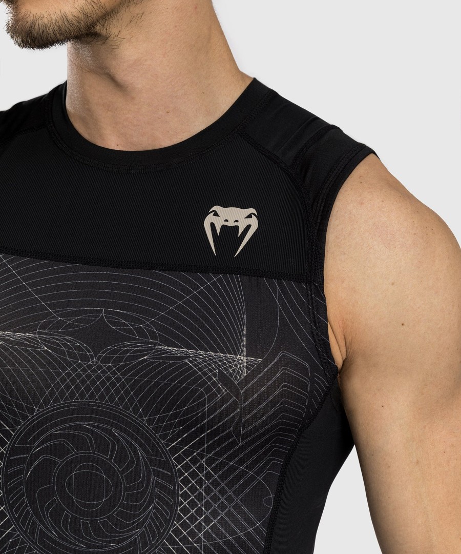 rashguard venum g-fit air men bez rękawów – głęboka czerńpiasek pustyni