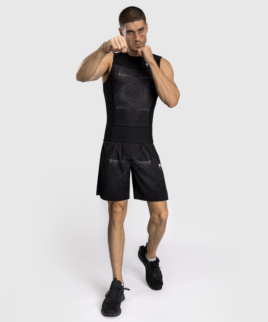 rashguard venum g-fit air men bez rękawów – głęboka czerńpiasek pustyni
