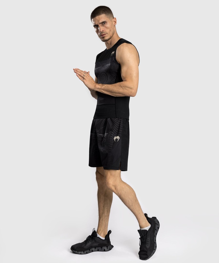 rashguard venum g-fit air men bez rękawów – głęboka czerńpiasek pustyni