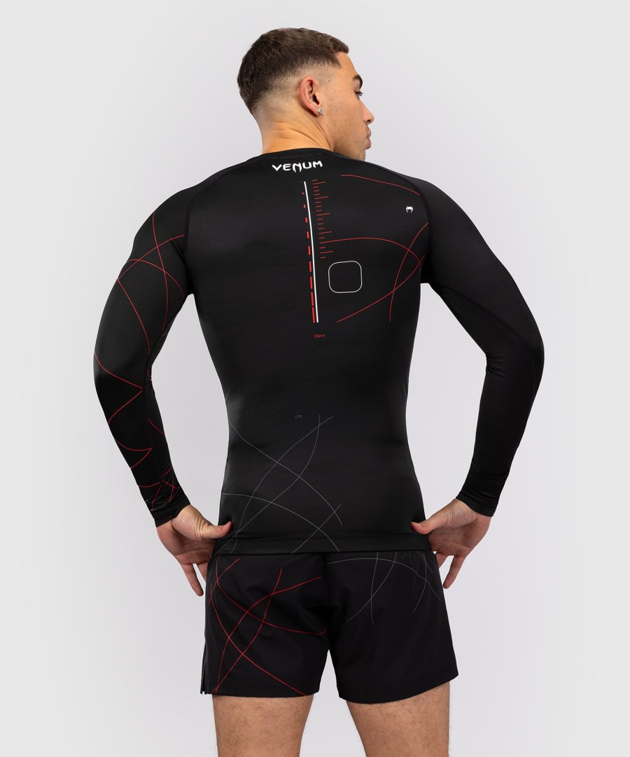 rashguard venum tactical xt men z długim rękawem – czarnyognistoczerwony