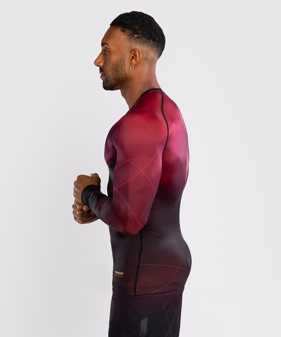 rashguard venum tactical xt men z długim rękawem – czarnybordowyzłoty