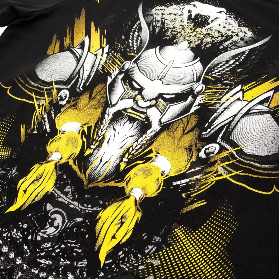 koszulka venum viking 2.0 – czarno-żółta