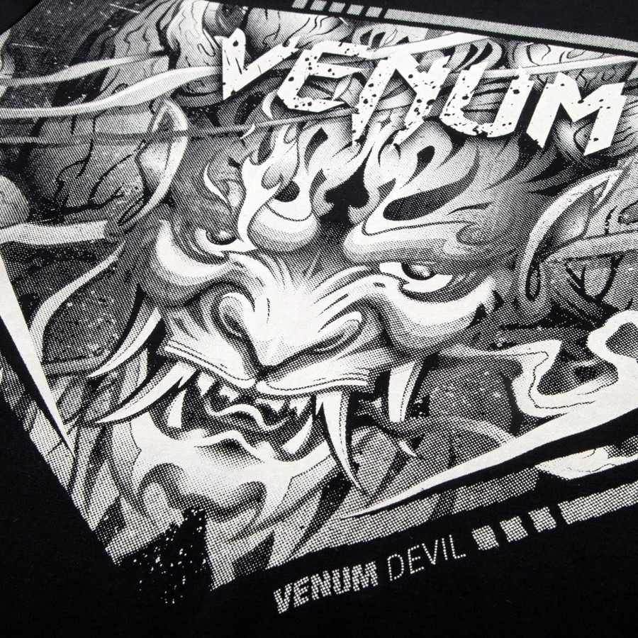 koszulka venum devil – białaczarna