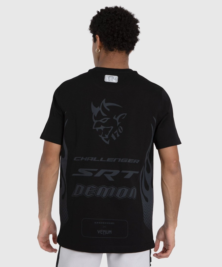 koszulka męska venum x dodge demon 170 – czarna