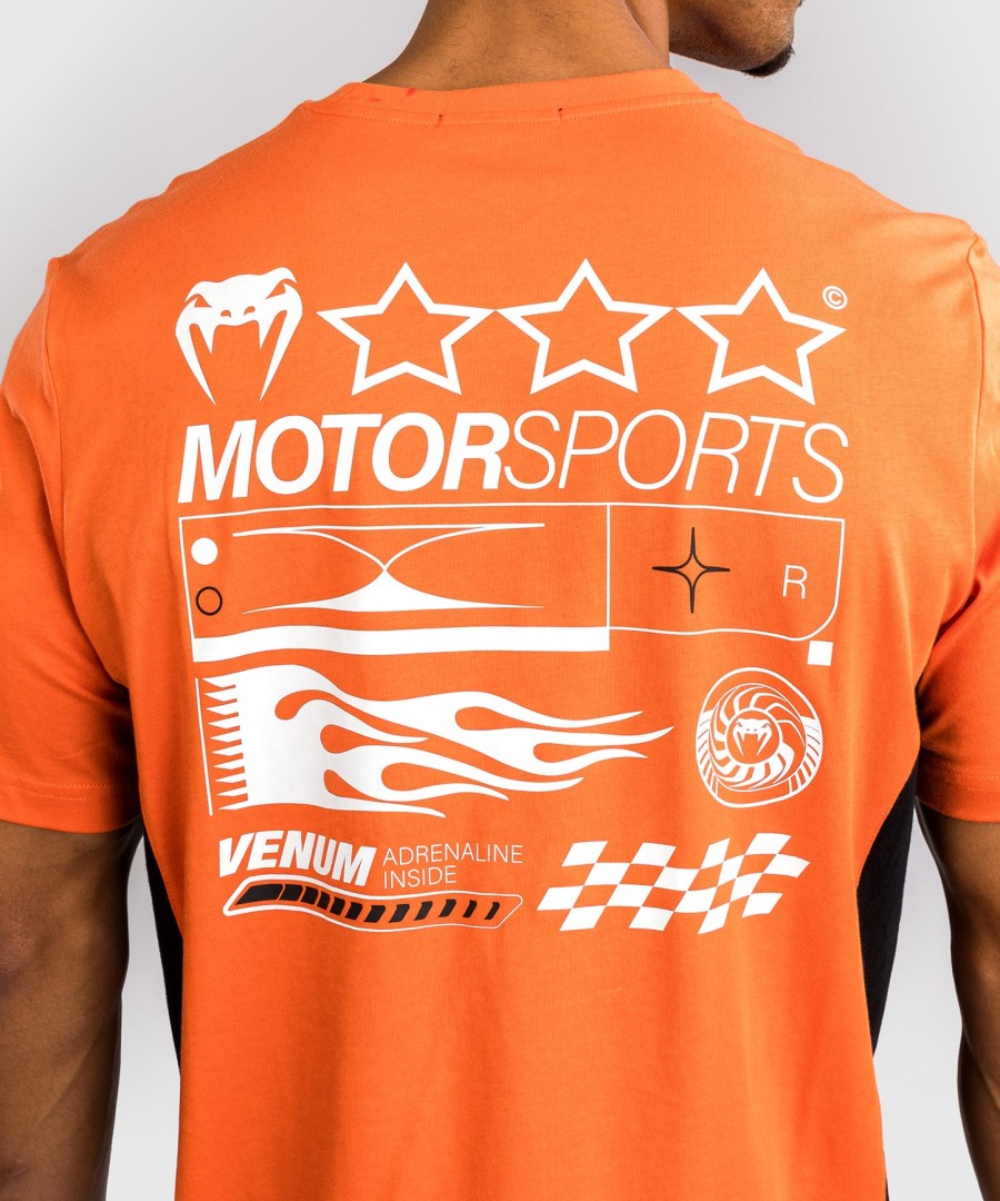 koszulka venum motorsport – mandarynkowa