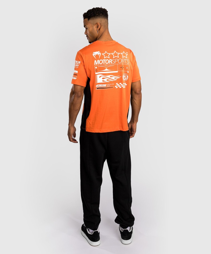 koszulka venum motorsport – mandarynkowa