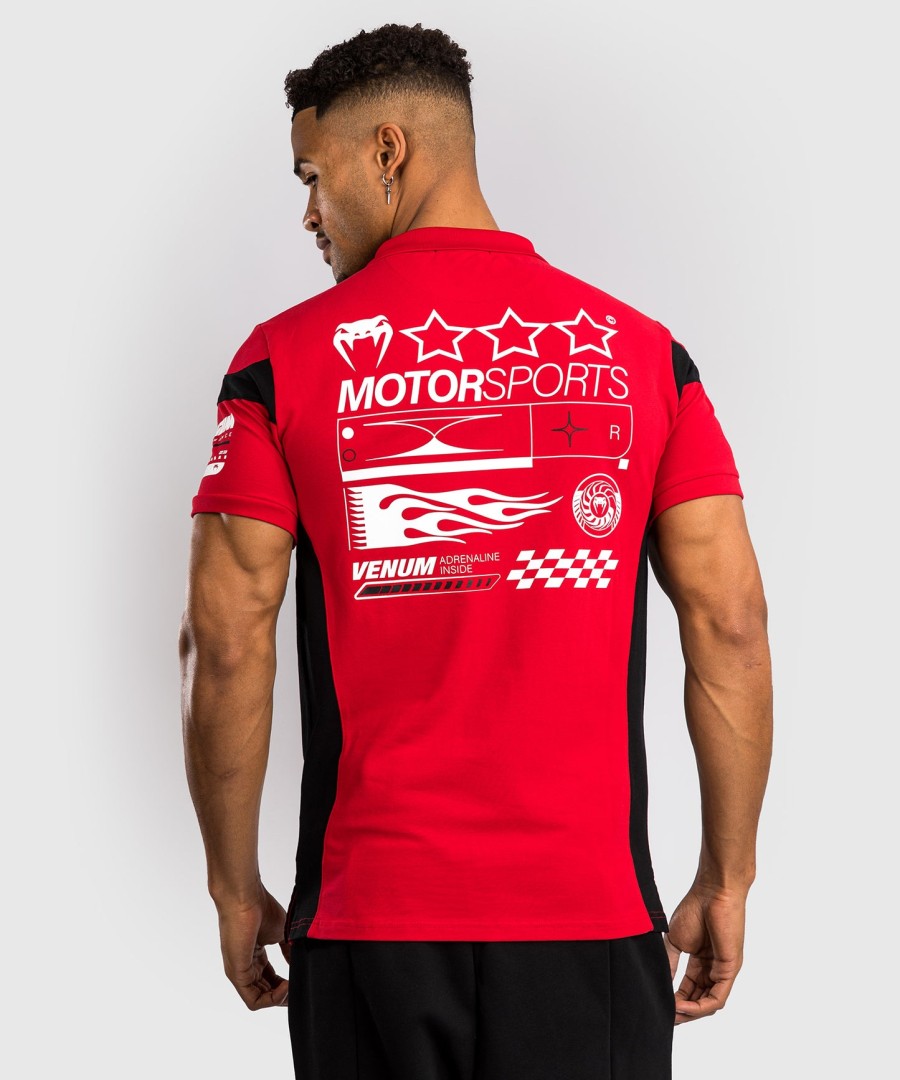 koszulka polo venum motorsport cotton - racer red