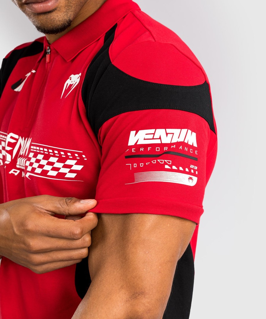 koszulka polo venum motorsport cotton - racer red