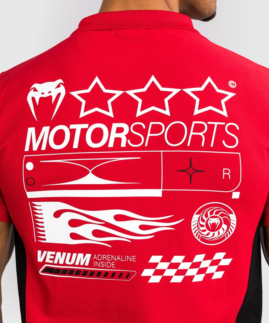 koszulka polo venum motorsport cotton - racer red