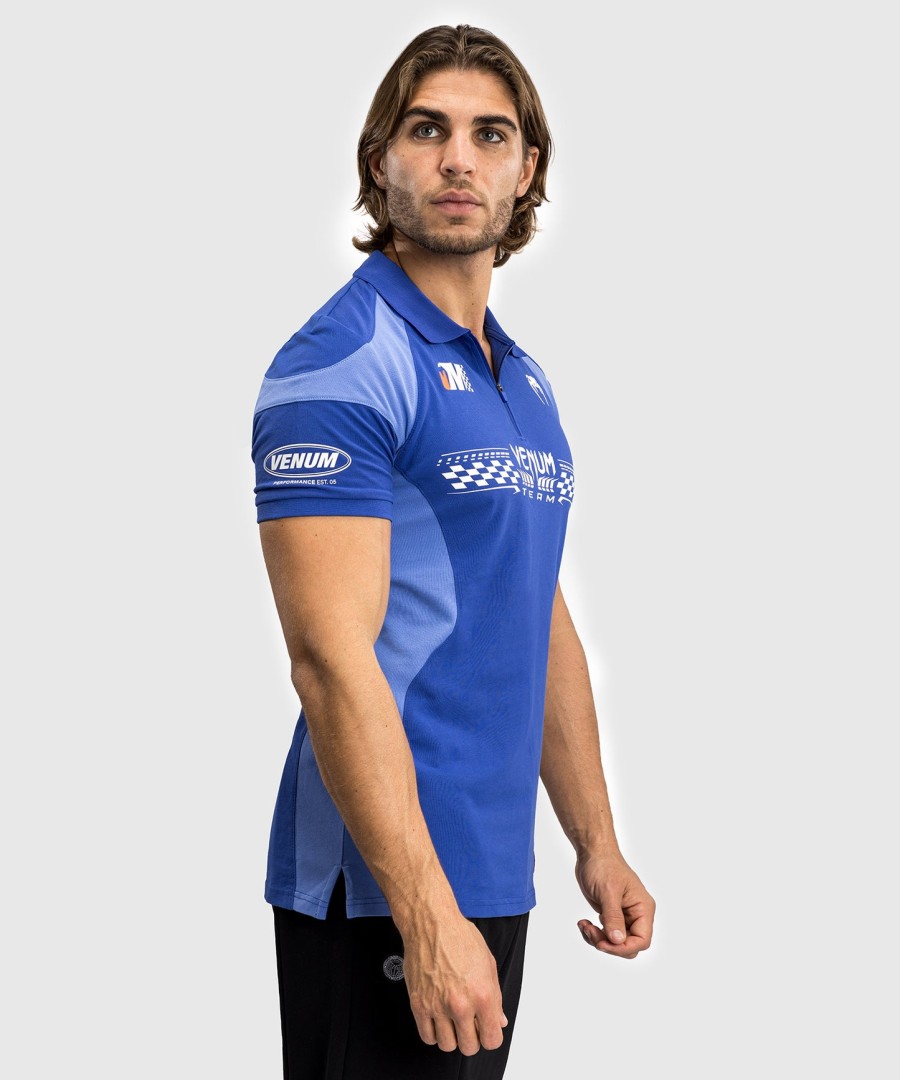bawełniana koszulka polo venum motorsport – królewski błękit