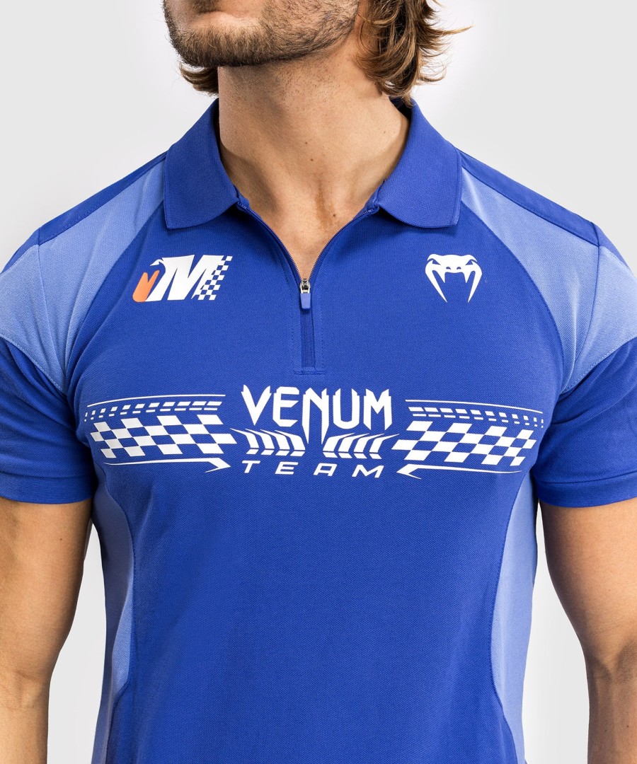 bawełniana koszulka polo venum motorsport – królewski błękit