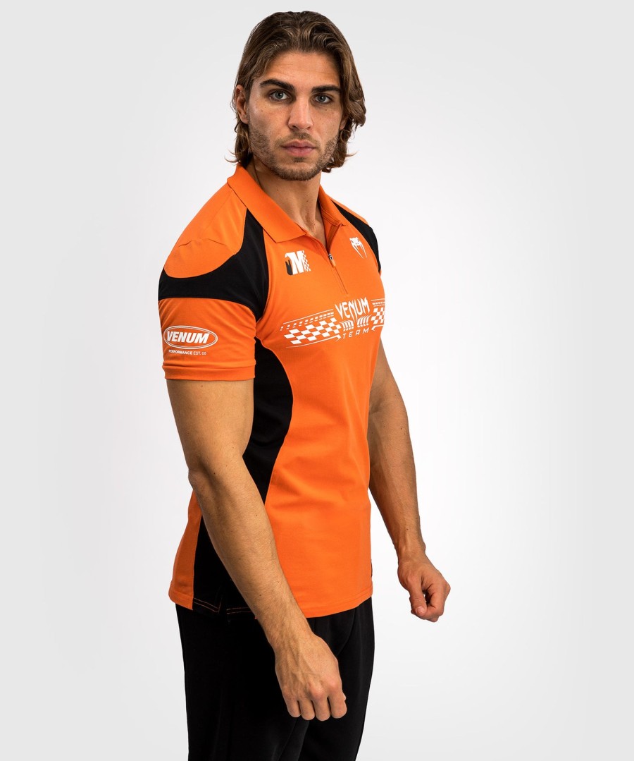 koszulka polo venum motorsport cotton - mandarynkowa