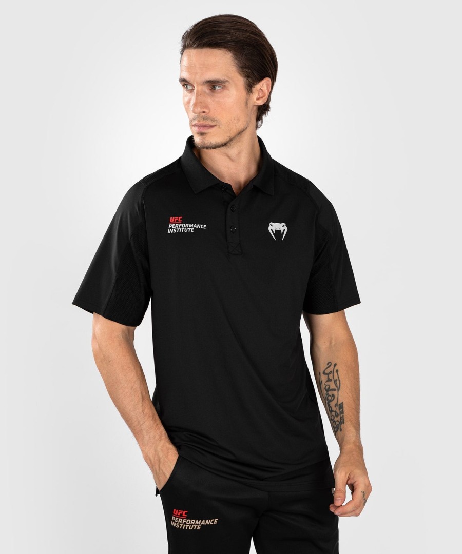 koszulka polo męska ufc venum performance institute 2.0 – czarno-czerwona