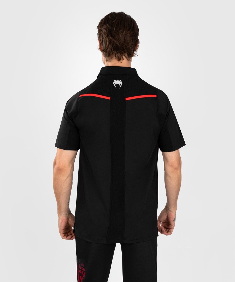 koszulka polo męska ufc venum performance institute 2.0 – czarno-czerwona