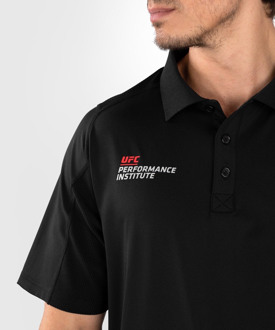 koszulka polo męska ufc venum performance institute 2.0 – czarno-czerwona