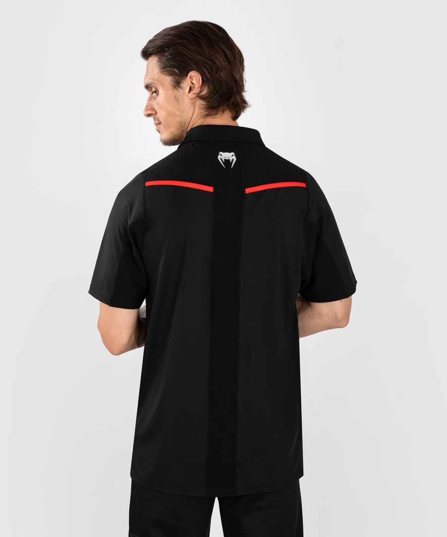 koszulka polo męska ufc venum performance institute 2.0 – czarno-czerwona