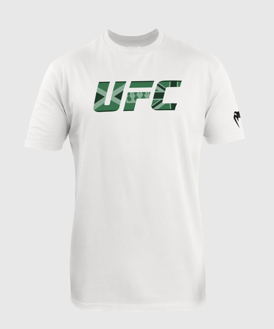 męska koszulka ufc unrivaled by venum white leon edwards
