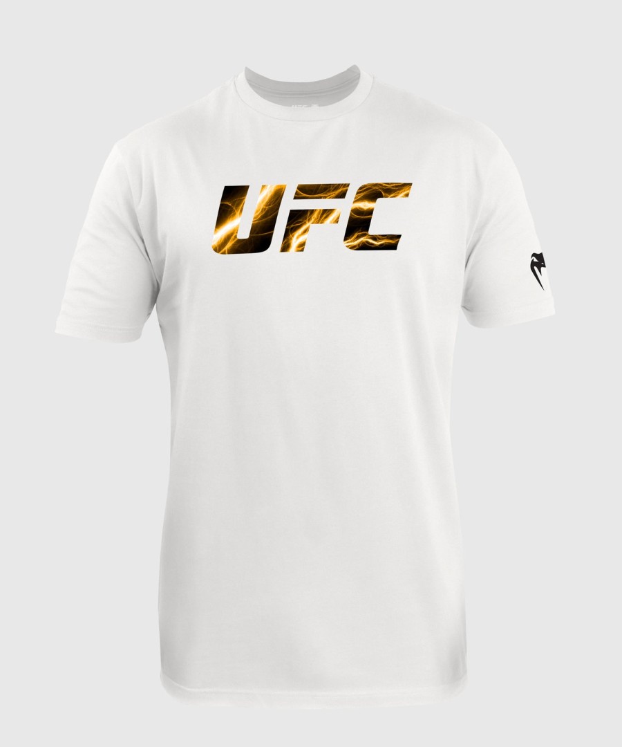 męska koszulka ufc unrivaled by venum white israel adesanya
