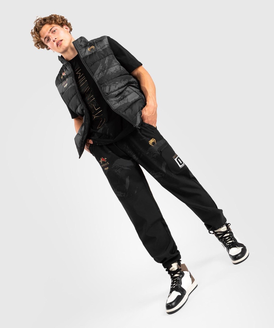kurtka puchowa venum x mirage sleeveless down jacket – czarno-złota