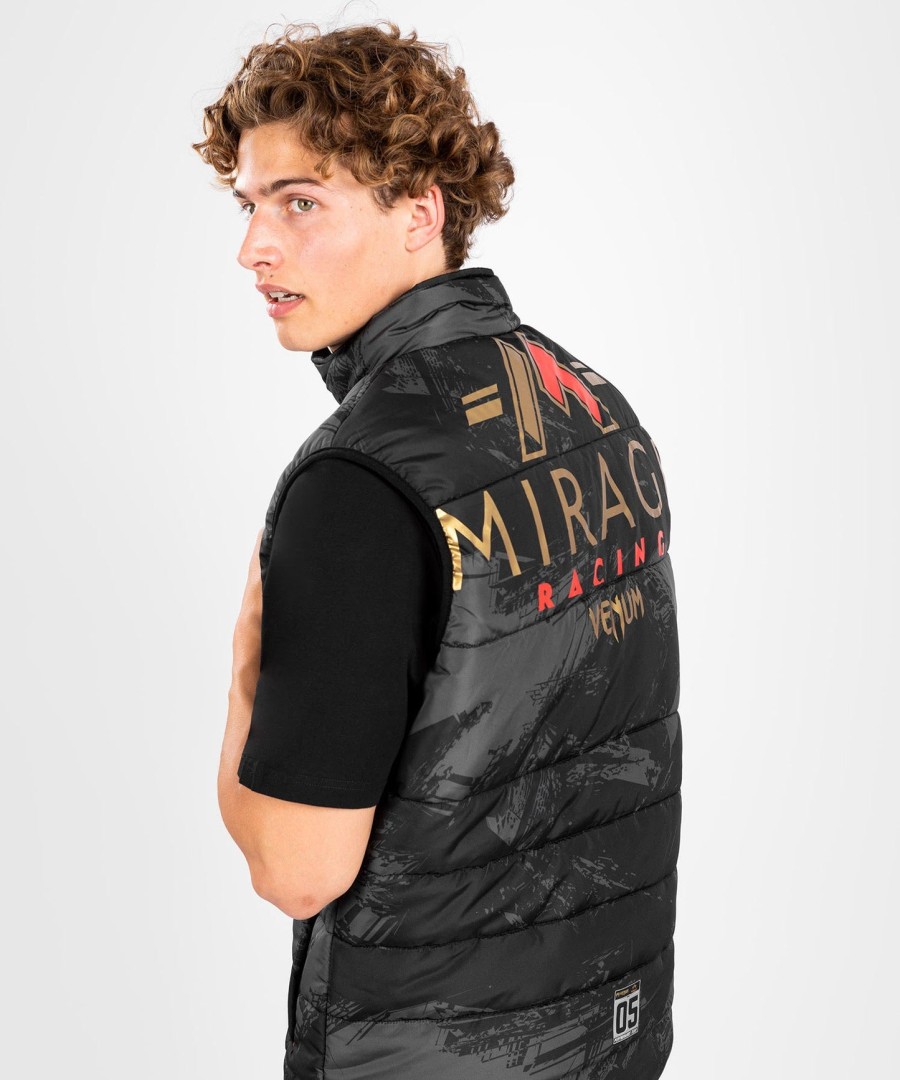 kurtka puchowa venum x mirage sleeveless down jacket – czarno-złota