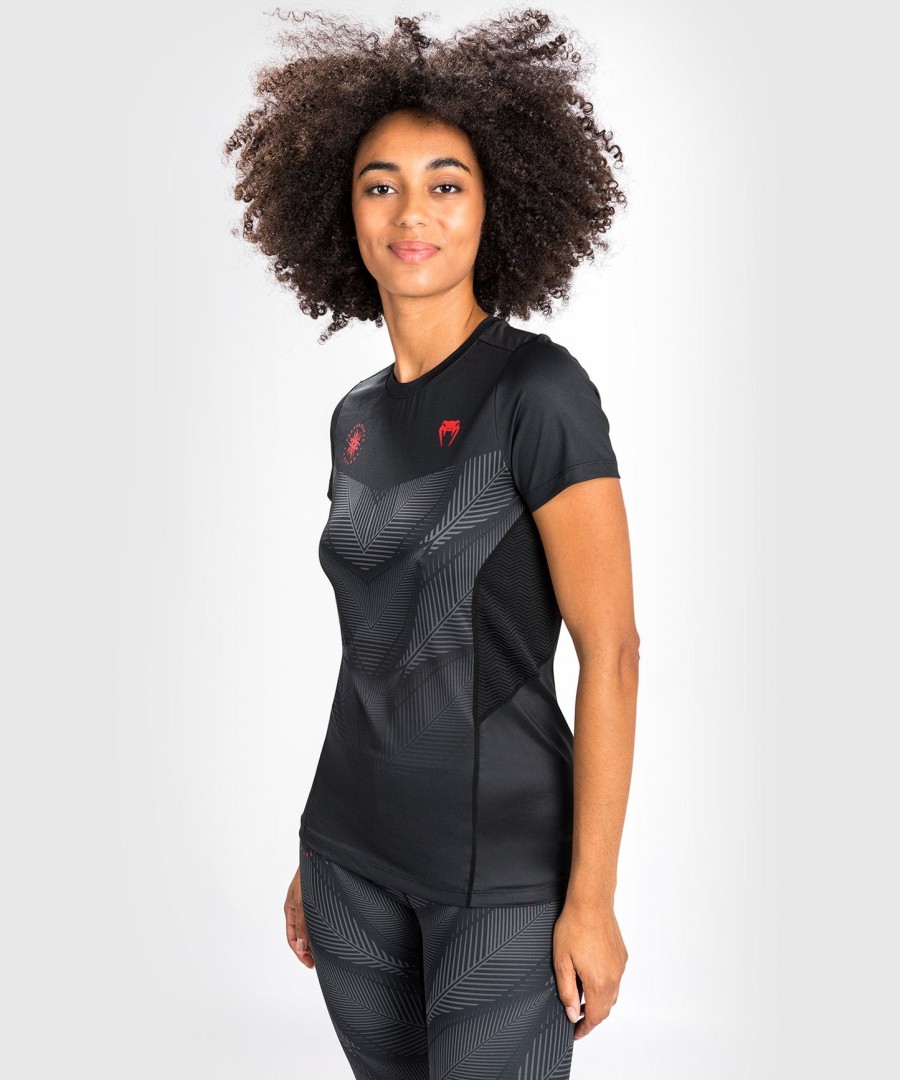 koszulka venum phantom dry tech – dla kobiet – czarno-czerwona