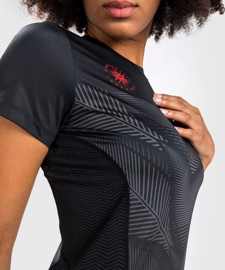 koszulka venum phantom dry tech – dla kobiet – czarno-czerwona