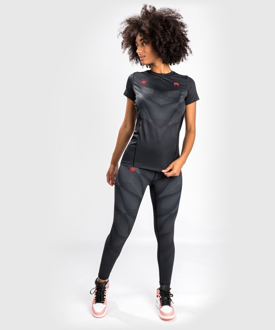 koszulka venum phantom dry tech – dla kobiet – czarno-czerwona