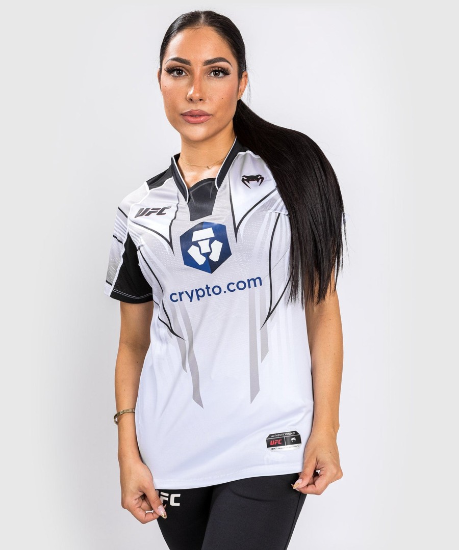 zestaw ufc venum authentic fight night 2.0 firmy venum women walkout jersey – biały