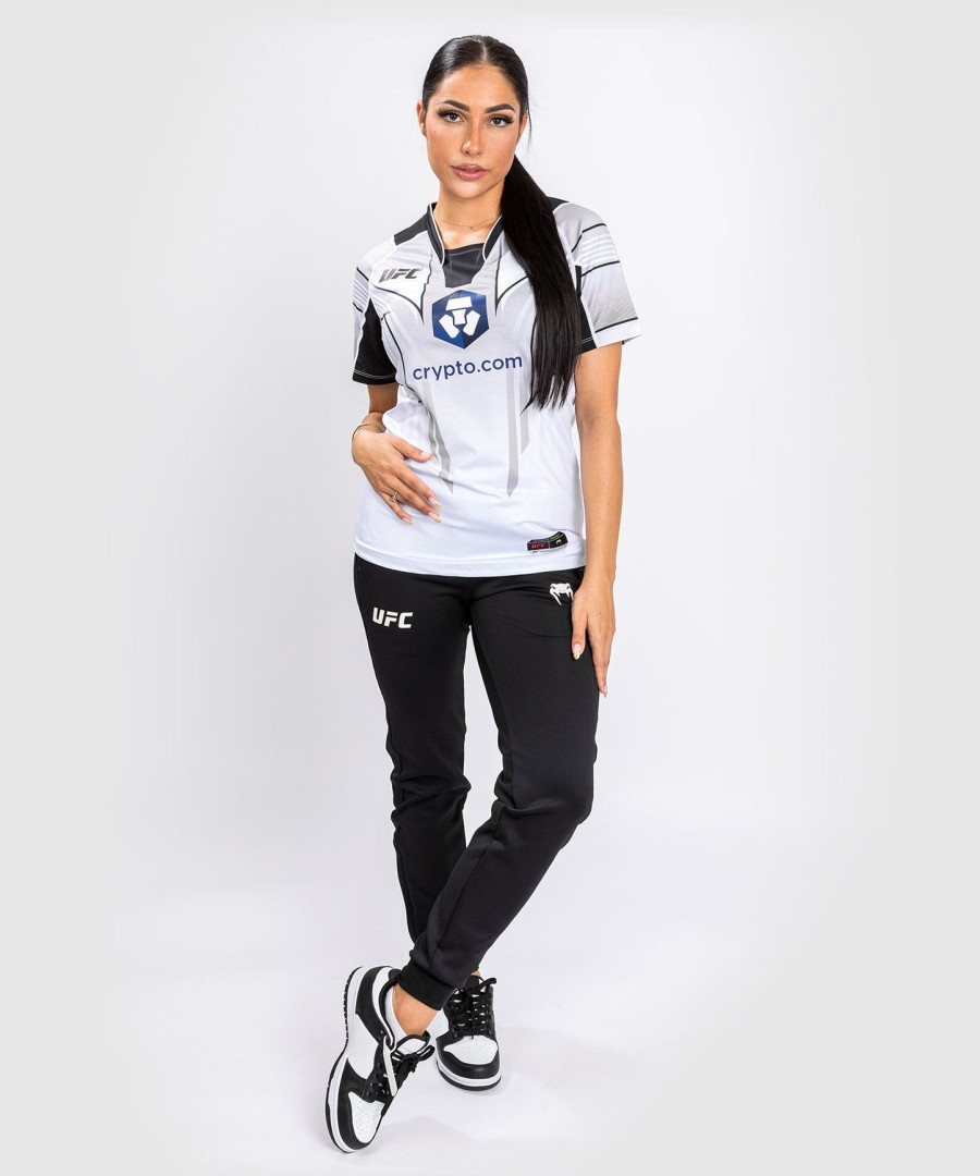 zestaw ufc venum authentic fight night 2.0 firmy venum women walkout jersey – biały