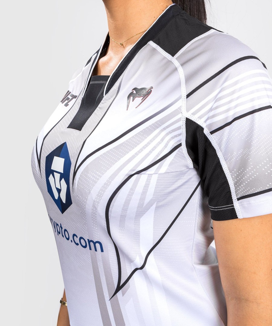 zestaw ufc venum authentic fight night 2.0 firmy venum women walkout jersey – biały