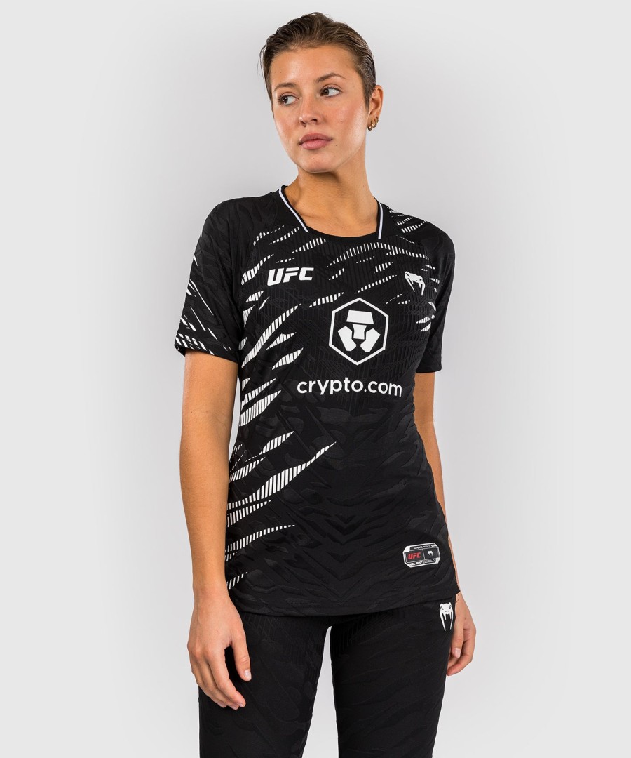 koszulka ufc fusion by venum authentic fight night dla kobiet – czarna