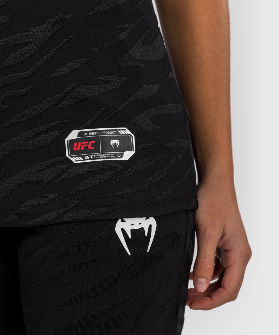 koszulka ufc fusion by venum authentic fight night dla kobiet – czarna
