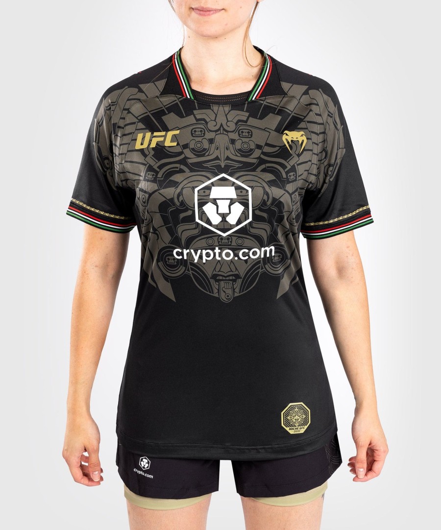 koszulka damska noche ufc by venum authentic fight night walkout – czarna