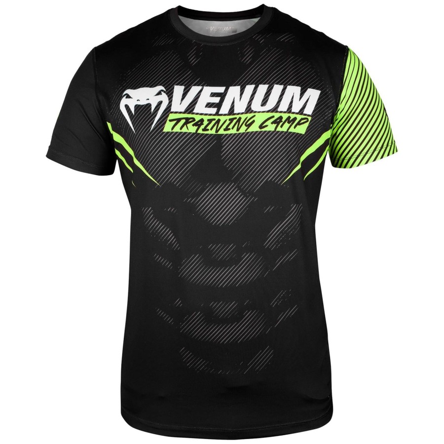 koszulka venum training camp 2.0 dry tech – czarnaneożółta – ekskluzywna