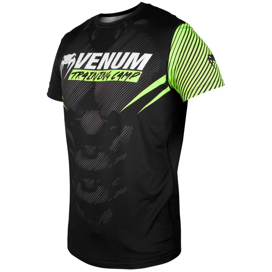koszulka venum training camp 2.0 dry tech – czarnaneożółta – ekskluzywna