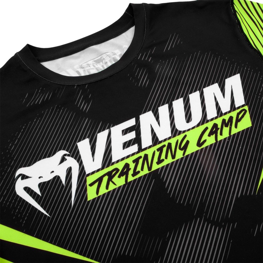 koszulka venum training camp 2.0 dry tech – czarnaneożółta – ekskluzywna