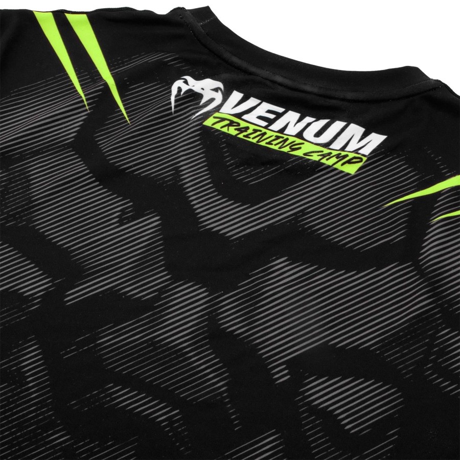 koszulka venum training camp 2.0 dry tech – czarnaneożółta – ekskluzywna