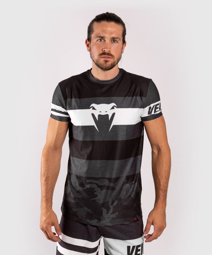 koszulka venum bandit dry tech – czarno-szara