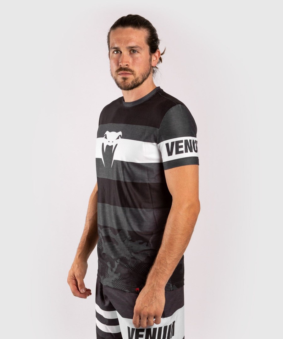 koszulka venum bandit dry tech – czarno-szara