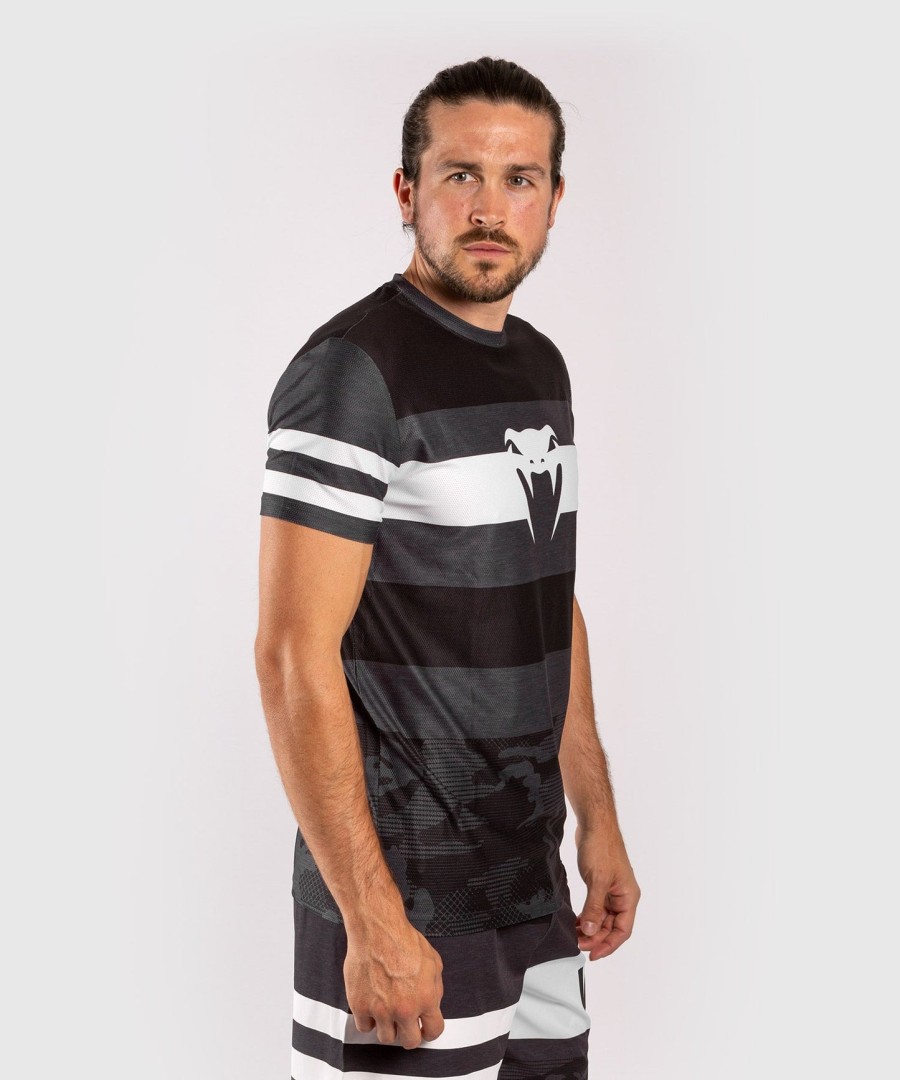 koszulka venum bandit dry tech – czarno-szara