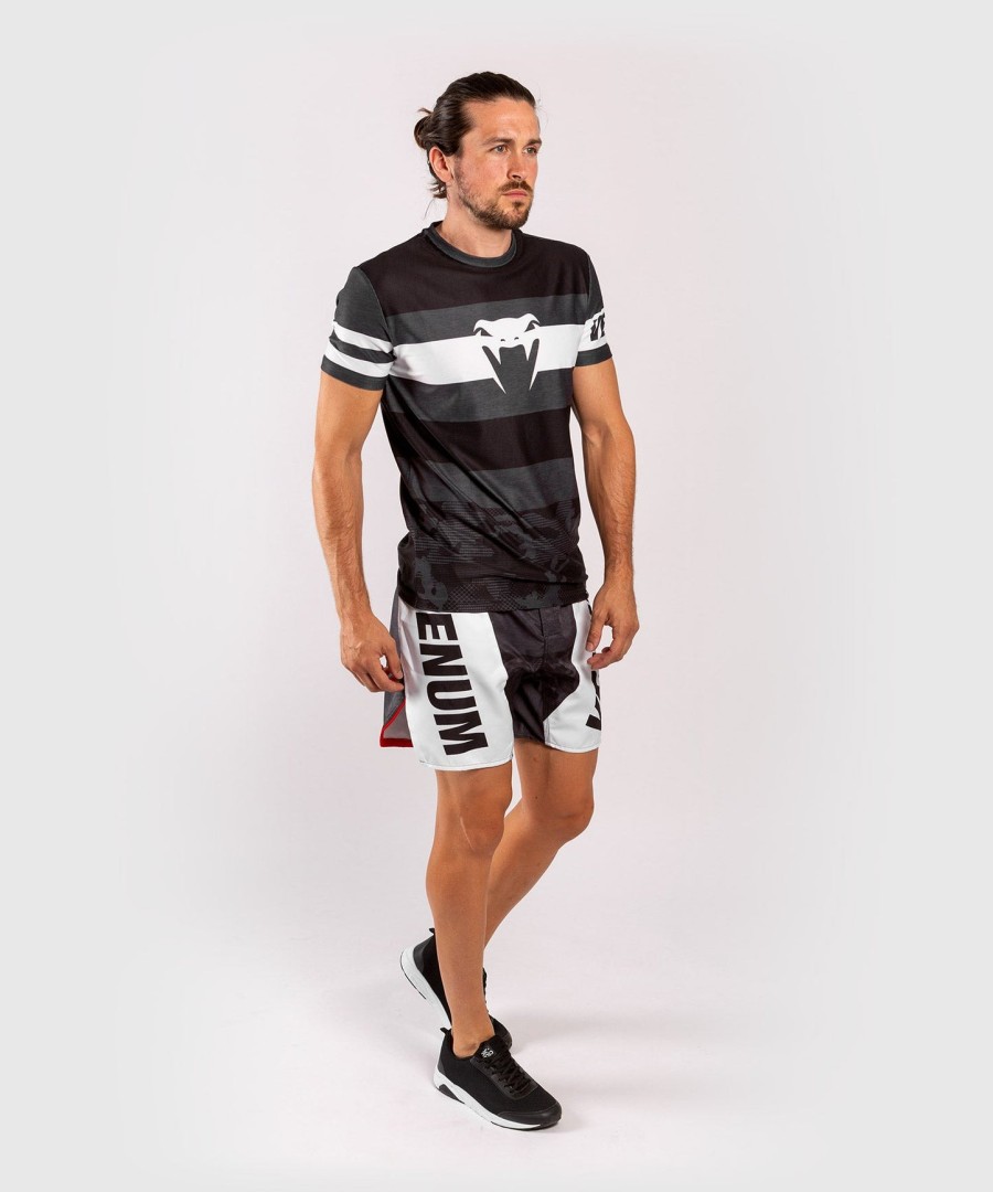 koszulka venum bandit dry tech – czarno-szara
