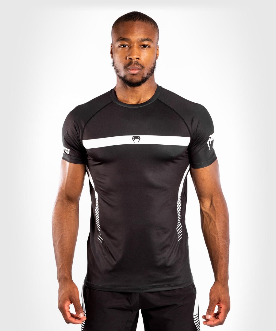 koszulka venum nogi 3.0 dry tech – czarno-biała