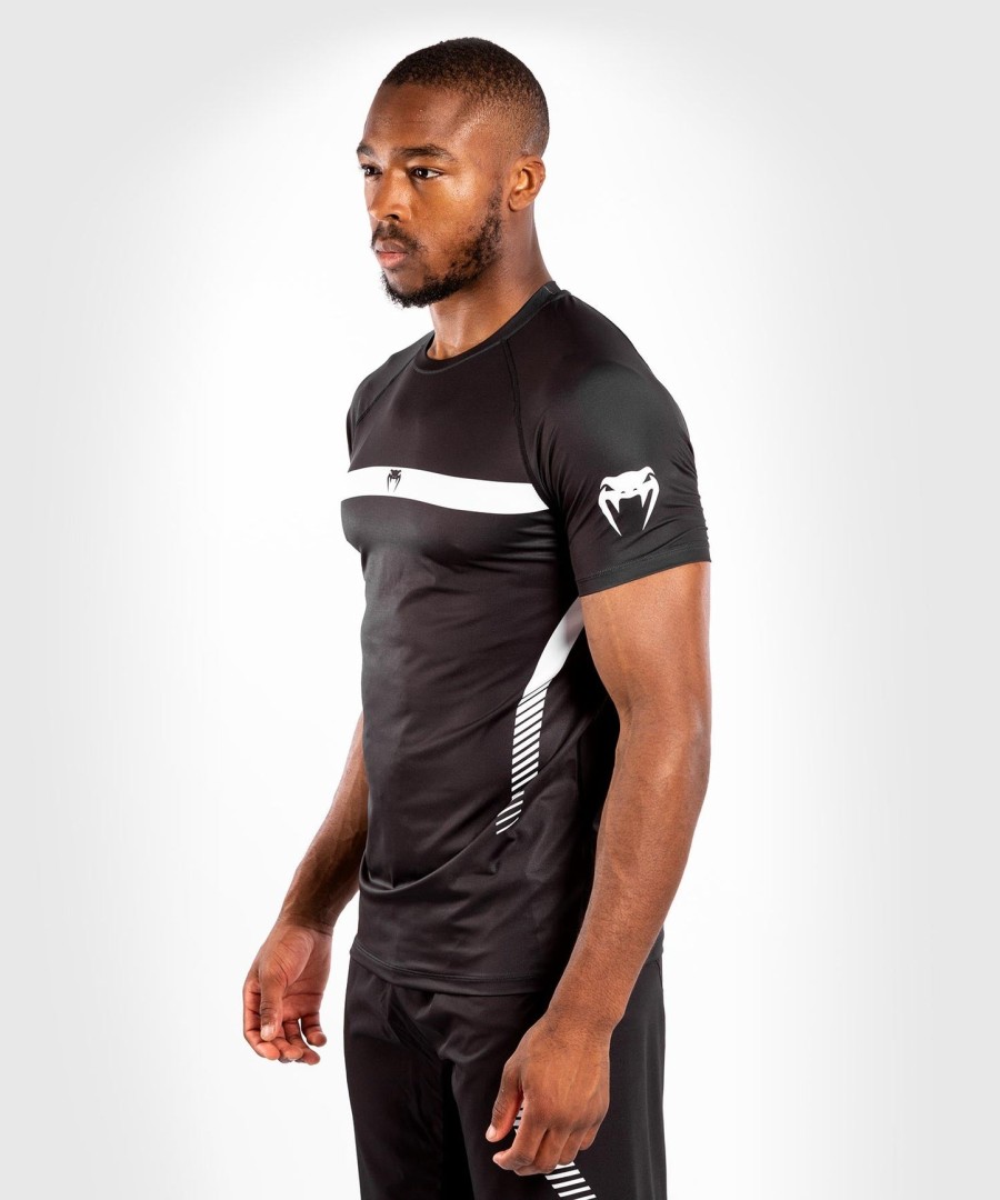 koszulka venum nogi 3.0 dry tech – czarno-biała