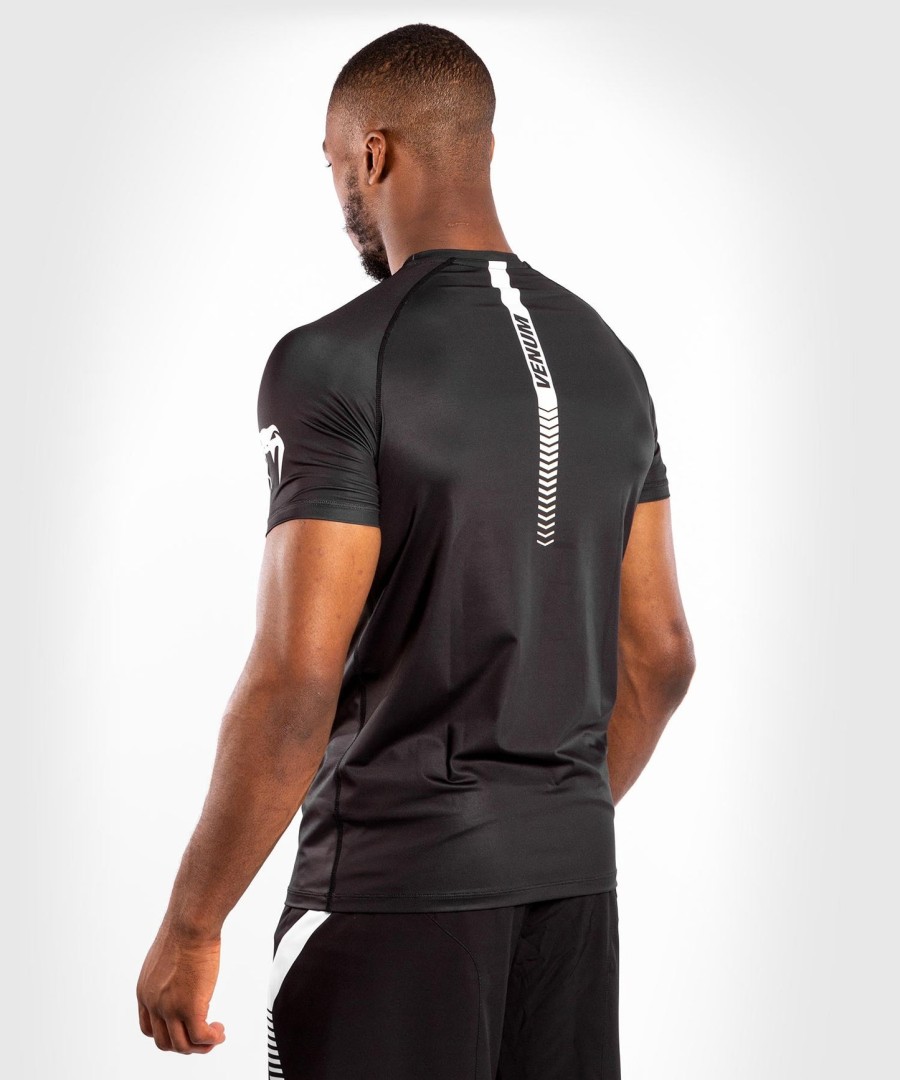 koszulka venum nogi 3.0 dry tech – czarno-biała