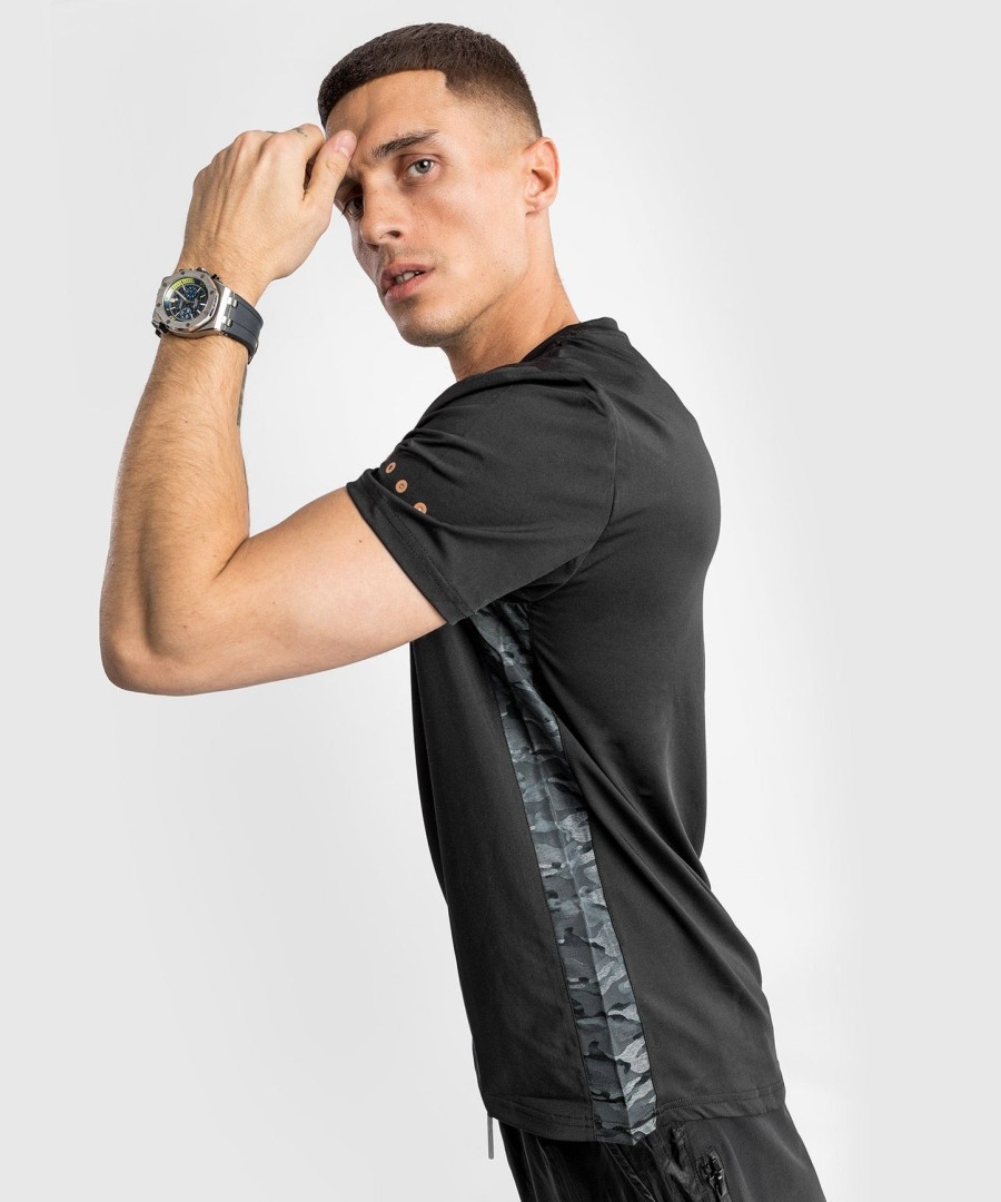 koszulka techniczna venum classic evo dry – czarno-brązowa