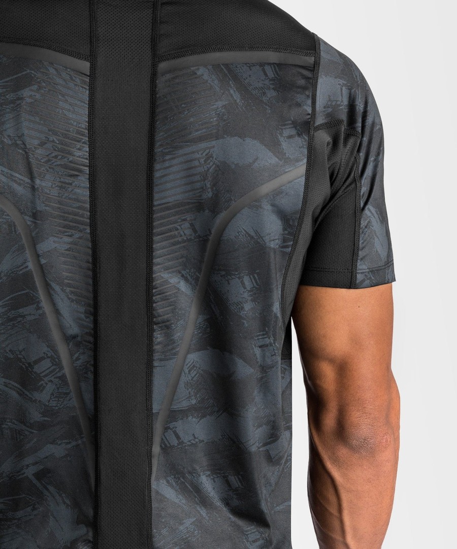 koszulka venum electron 3.0 dry tech – krótki rękaw – czarna