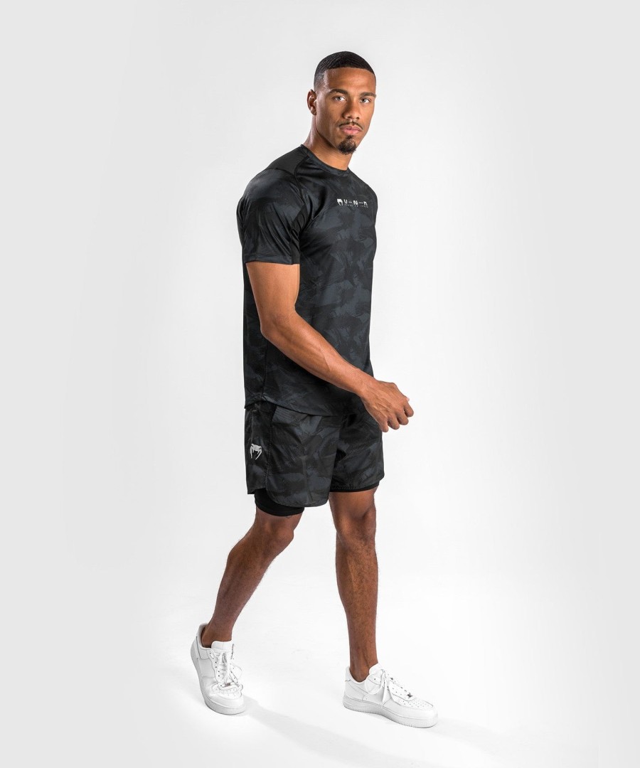 koszulka venum electron 3.0 dry tech – krótki rękaw – czarna