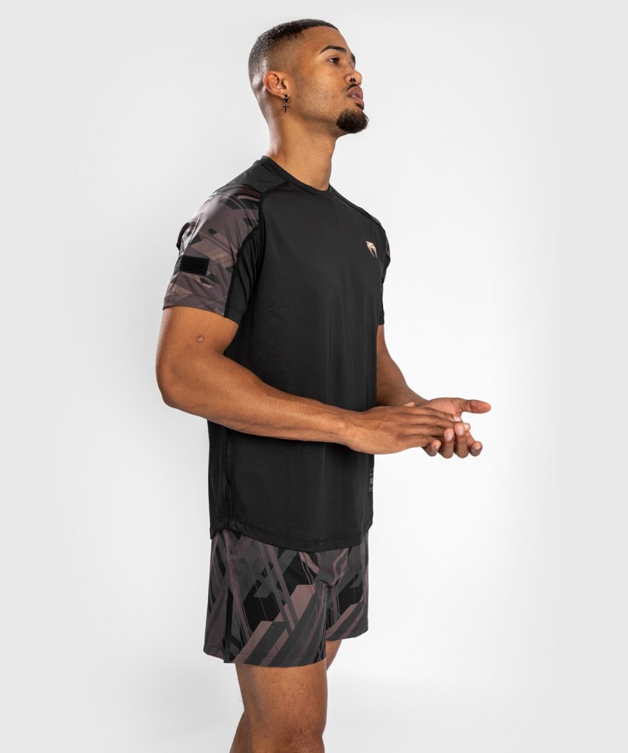 koszulka venum tecmo 2.0 dry tech – czarno-brązowa