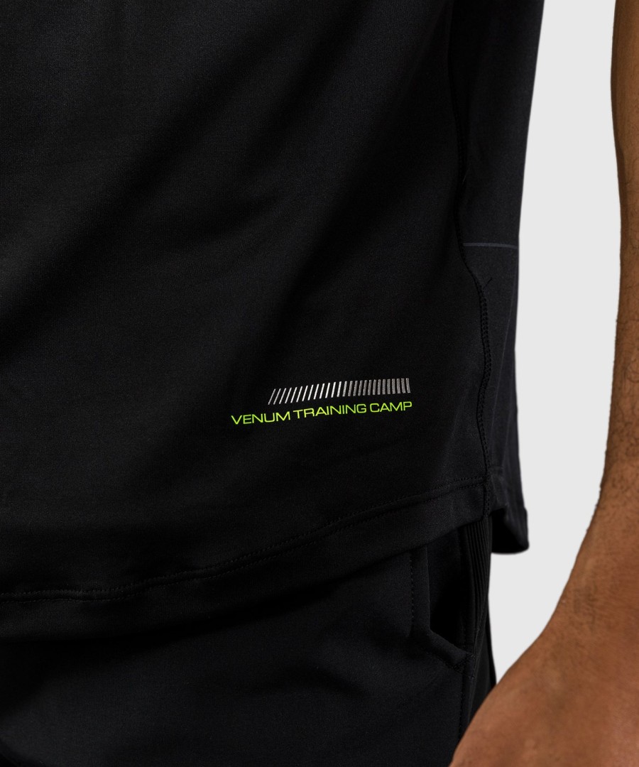 koszulka venum training camp 4.0 dry tech – czarnaneonowozielona